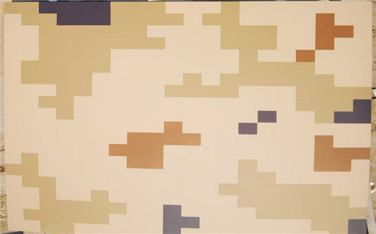 滨海荒漠迷彩漆喷涂